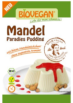 Pudim de amêndoa biológico - sem glúten Pudim de amêndoa biológico - sem glúten